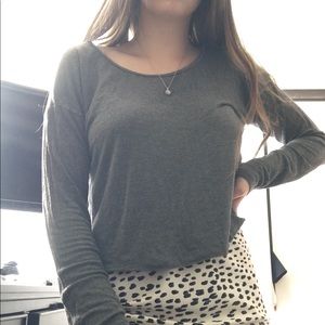 Brandy Gray Long Sleeve